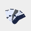 Lot 5 paires de chaussettes multicolore fille