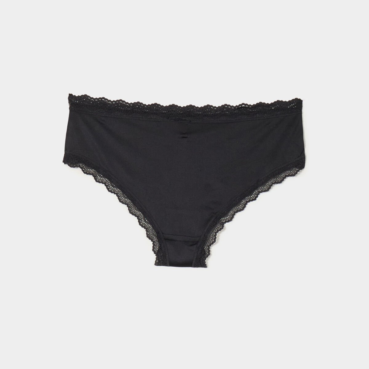 Lot 2 shortys microfibre noir femme