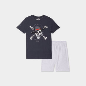 Ensemble pyjama short One Piece noir homme