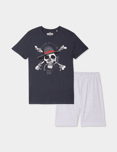 Ensemble pyjama short One Piece noir homme