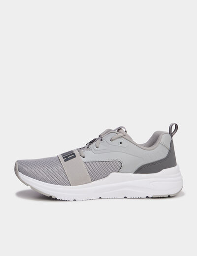 Baskets running softride Wired 2 Puma gris homme