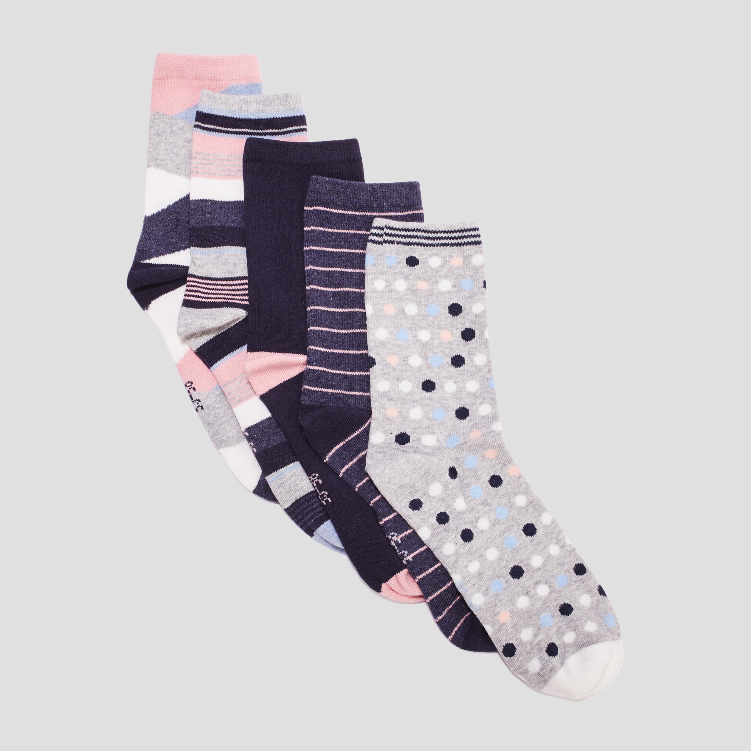 Chaussettes femme fantaisie coton haute d hiver. Chaussettes La Halle