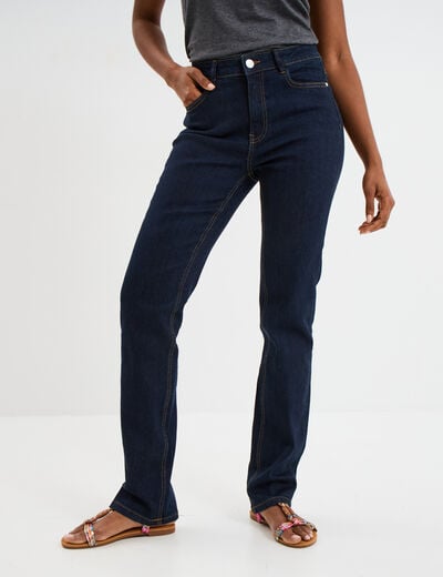 Jeans regular 5 poches coton Creeks denim brut femme