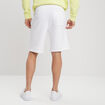 Short jogging molleton droit blanc homme