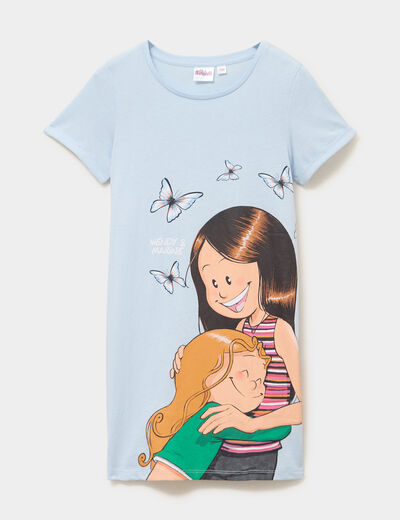 Chemise de nuit Les Sisters bleu fille