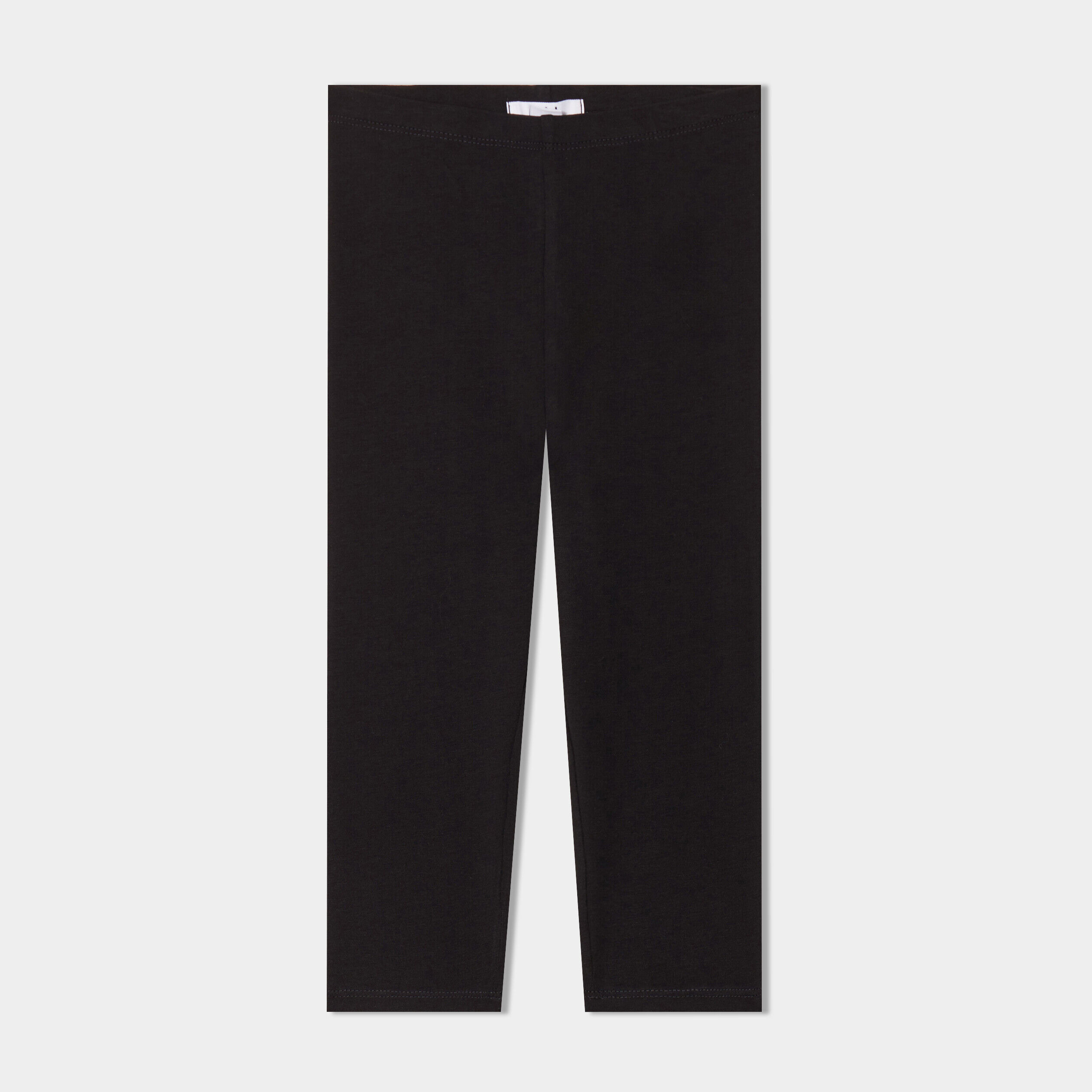 Legging en coton 7/8ème noir fille LH