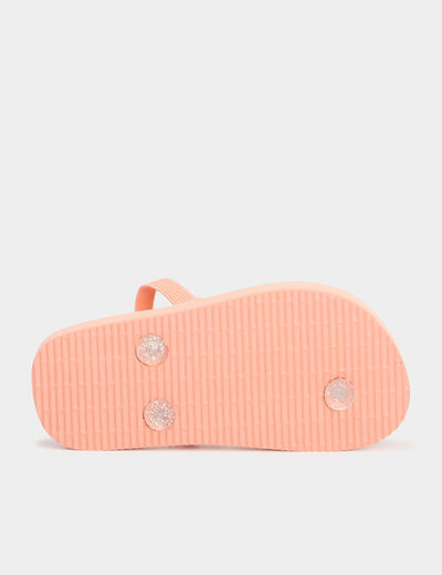 Tongs de plage Vaiana rose fille