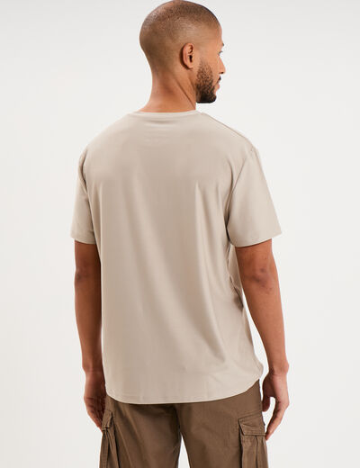T-shirt confort respirant gris clair homme