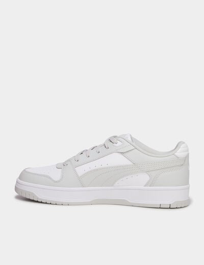 Baskets &agrave; lacets Puma Rebound Slam gris clair homme