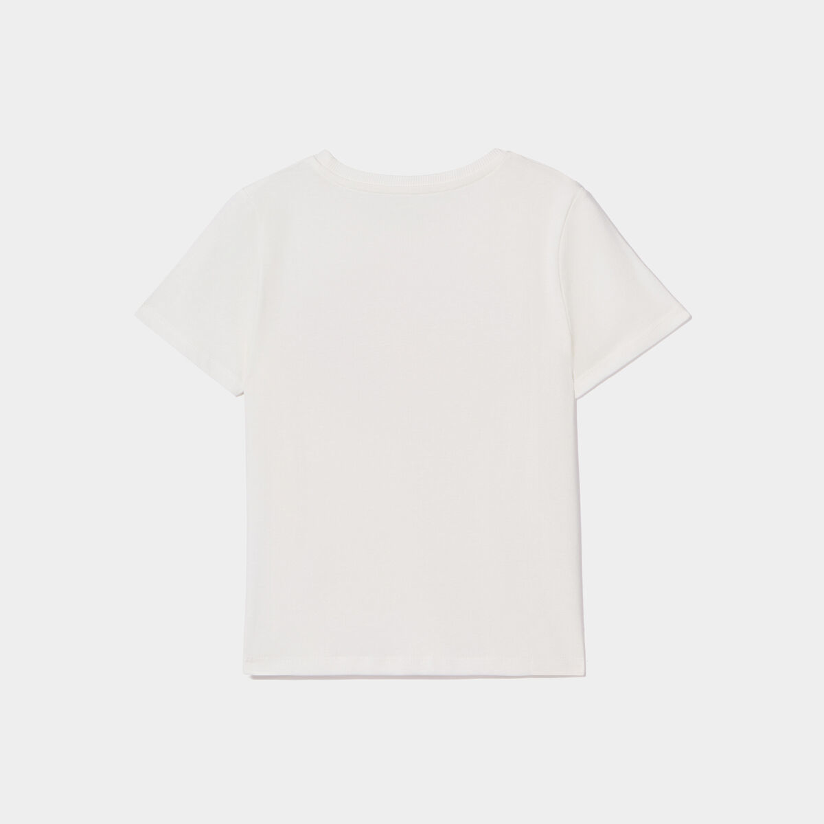 T-shirt manches courtes coton Creeks blanc garçon