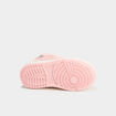 Baskets montantes &agrave; scratchs rose b&eacute;b&eacute; fille