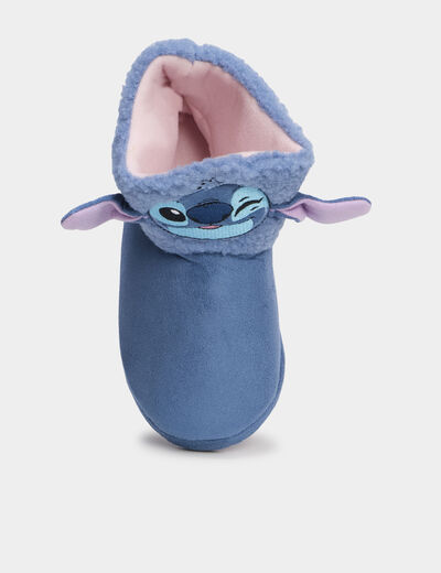 Chaussons boots Stitch bleu fille