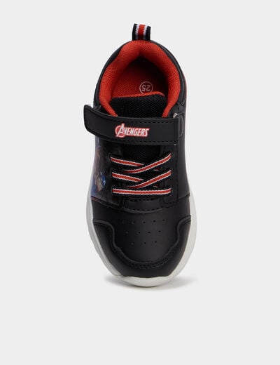 Baskets running lumineuses Marvel noir gar&ccedil;on