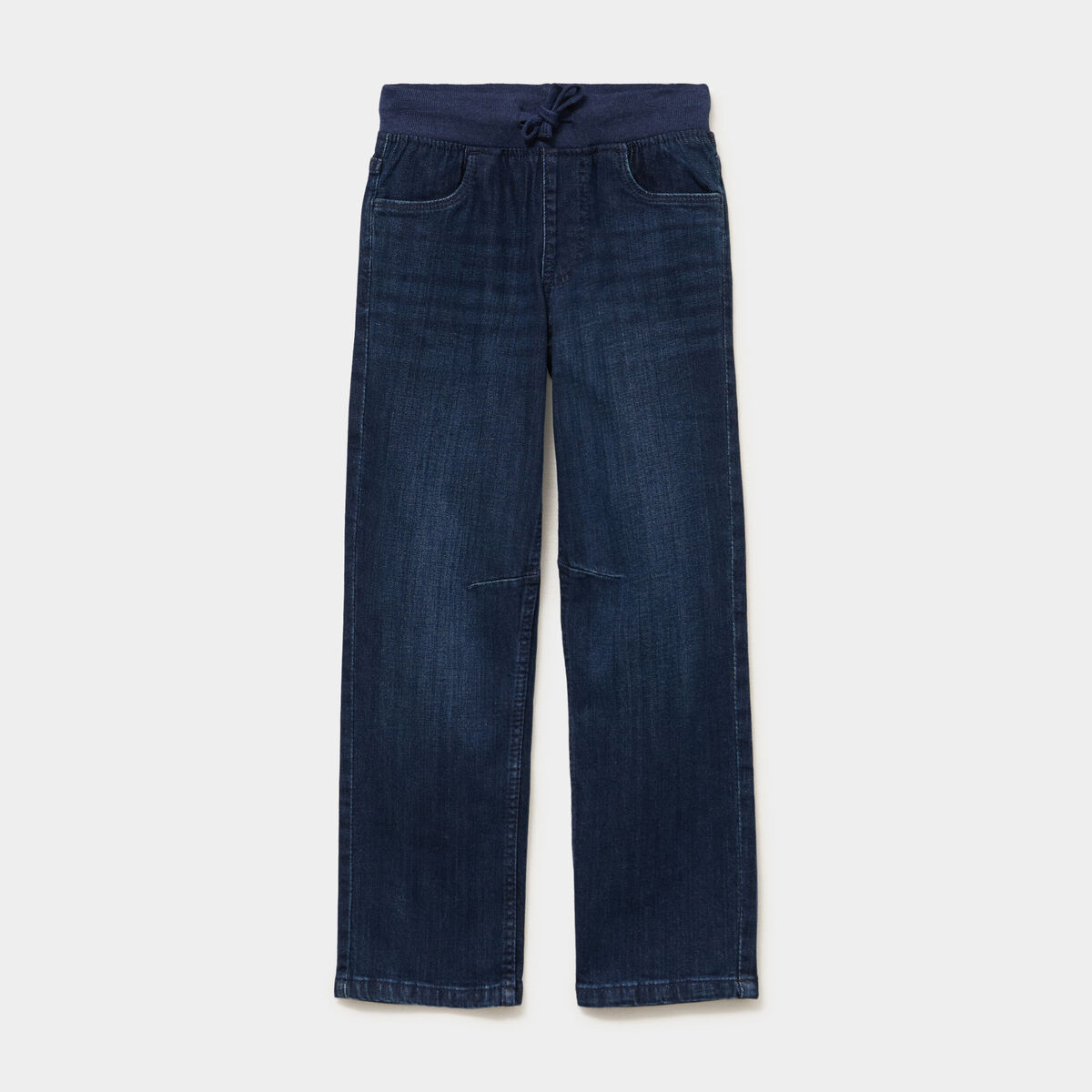 Jeans regular taille &eacute;lastiqu&eacute;e bleu gar&ccedil;on