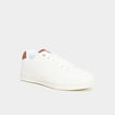 Tennis basses &agrave; lacets marron clair homme
