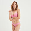 Soutien-gorge corbeille micro dentelle rose femme