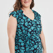 Robe droite sans manches bleu marine femme grande taille