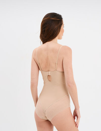 Body gainant beige femme