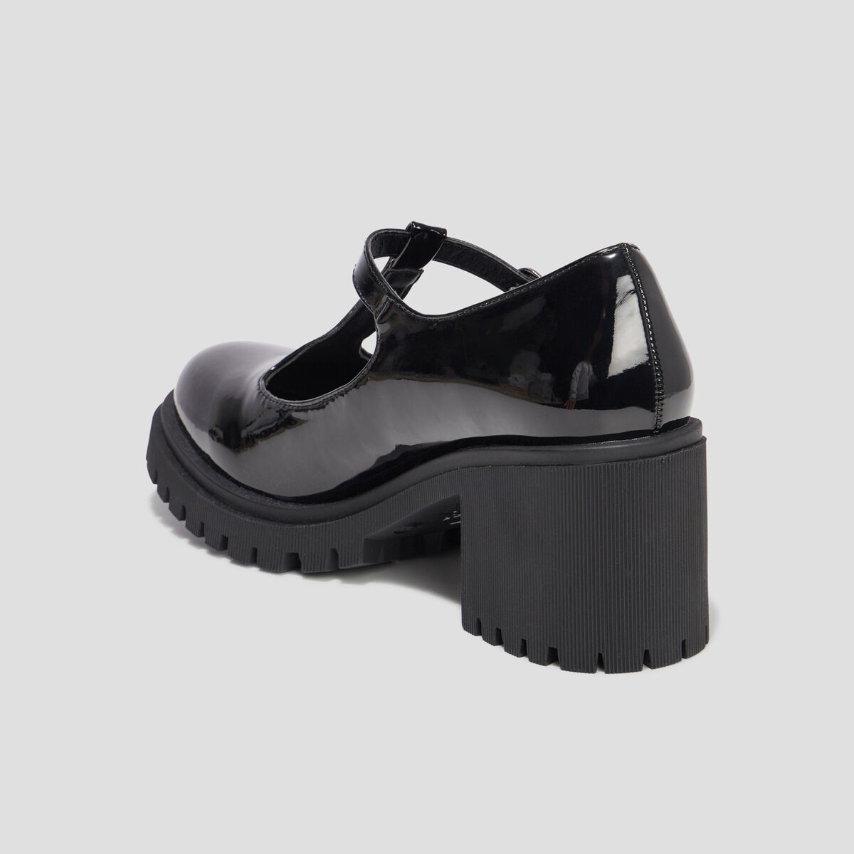 Loafers salomé vernies crantées Liberto noir femme