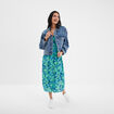 Veste en jean boutonnée Creeks denim double stone femme