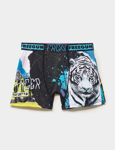 Boxer taille &eacute;lastiqu&eacute;e noir homme