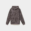 Sweat hoodie &agrave; capuche molleton taupe homme
