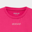 T-shirt ajust&eacute; manches courtes rose fushia fille