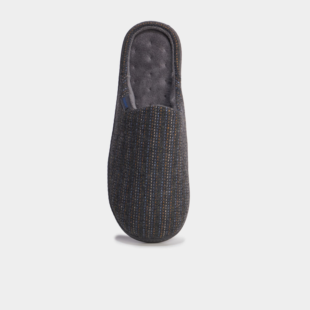 Chaussons mules Isotoner Ergonomie gris foncé homme