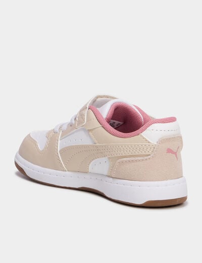 Baskets &agrave; scratchs Puma Rebound Slam sable fille