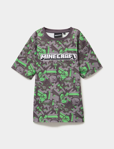 T-shirt manches courtes Minecraft multicolore gar&ccedil;on