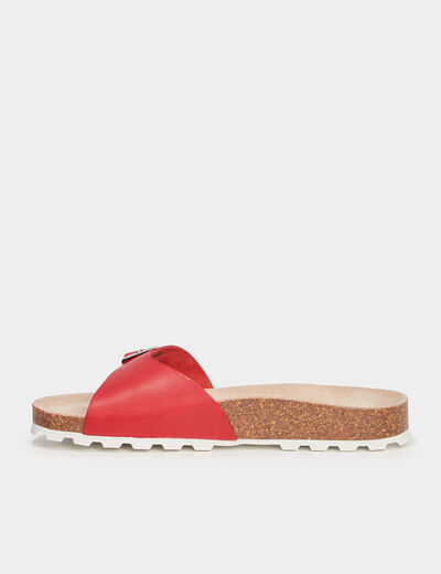 Mules Kickers Kickeyra rouge femme