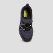 Baskets running à scratchs Trappeur bleu marine garçon