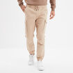 Pantalon cargo slim beige homme