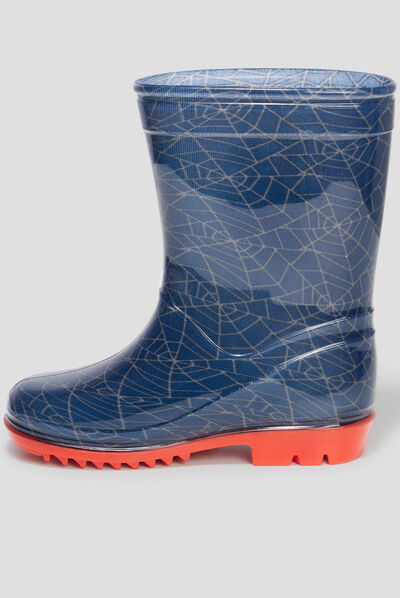 Bottes de pluie Spider-Man bleu garçon