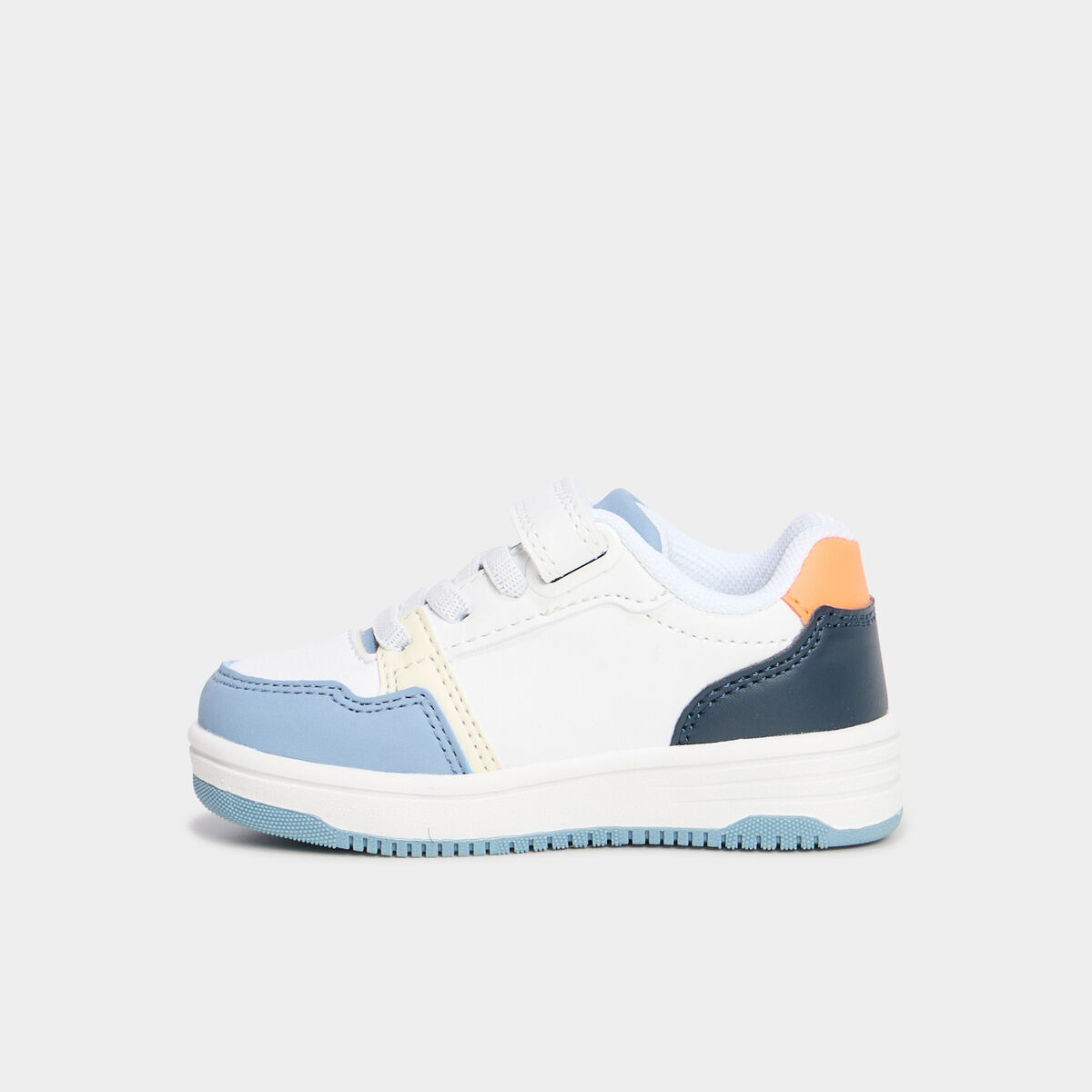 Tennis basses &agrave; scratchs multicolore b&eacute;b&eacute; gar&ccedil;on