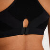 Brassi&egrave;re sport microfibre dos nageur noir femme