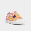Chaussures salom&eacute; en toile rose b&eacute;b&eacute; fille