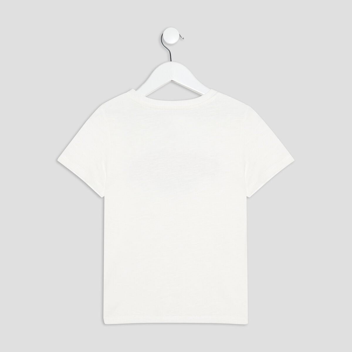 T-shirt manches courtes Creeks ivoire garçon