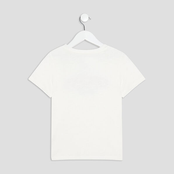 t shirt manches courtes creeks ivoire garcon T-shirt manches courtes Creeks ivoire garçon