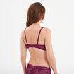 Soutien-gorge foulard paddé dentelle rouge femme