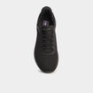 Baskets running à lacets élastiqués noir homme