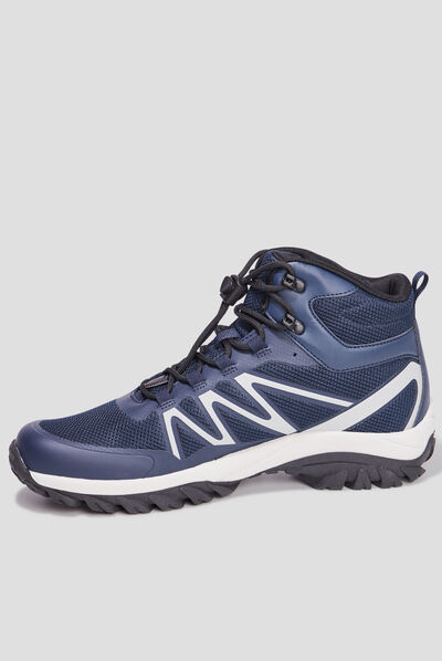 Boots à lacets Trappeur Bartix bleu marine homme