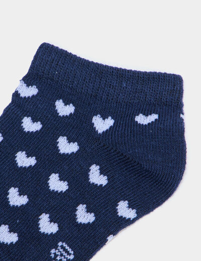 Lot 5 paires chaussettes invisibles multicolore fille