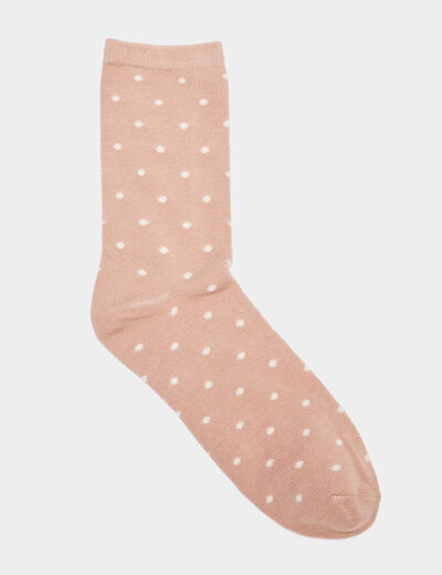 Lot 5 paires chaussettes coton multicolore femme