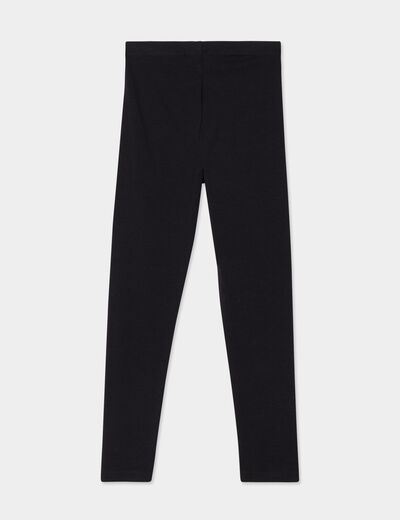 Lot 3 leggings coton noir fille