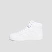 Baskets montantes &agrave; scratchs blanc homme