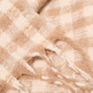 &Eacute;charpe &agrave; franges sable femme
