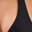Haut de maillot de bain foulard &agrave; nouer noir femme