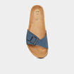 Mules avec boucles bleu marine homme