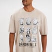 T-shirt manches courtes Dragon Ball Z gris clair homme